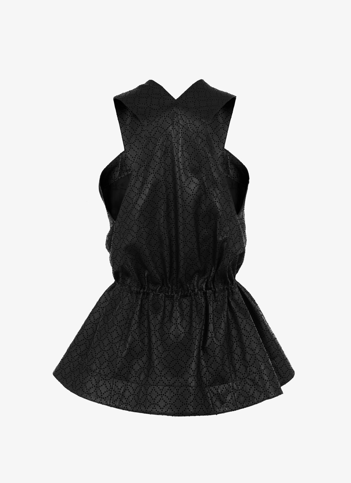 Chemise En Cuir ALAÏA CHEMISE EN CUIR NOIR